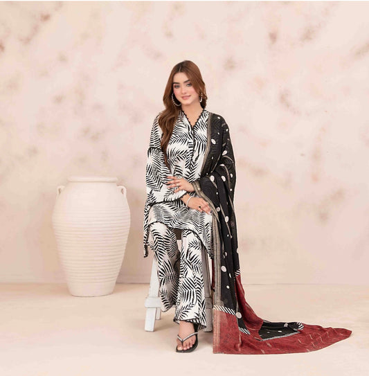 Printed Staple Suit 3pc