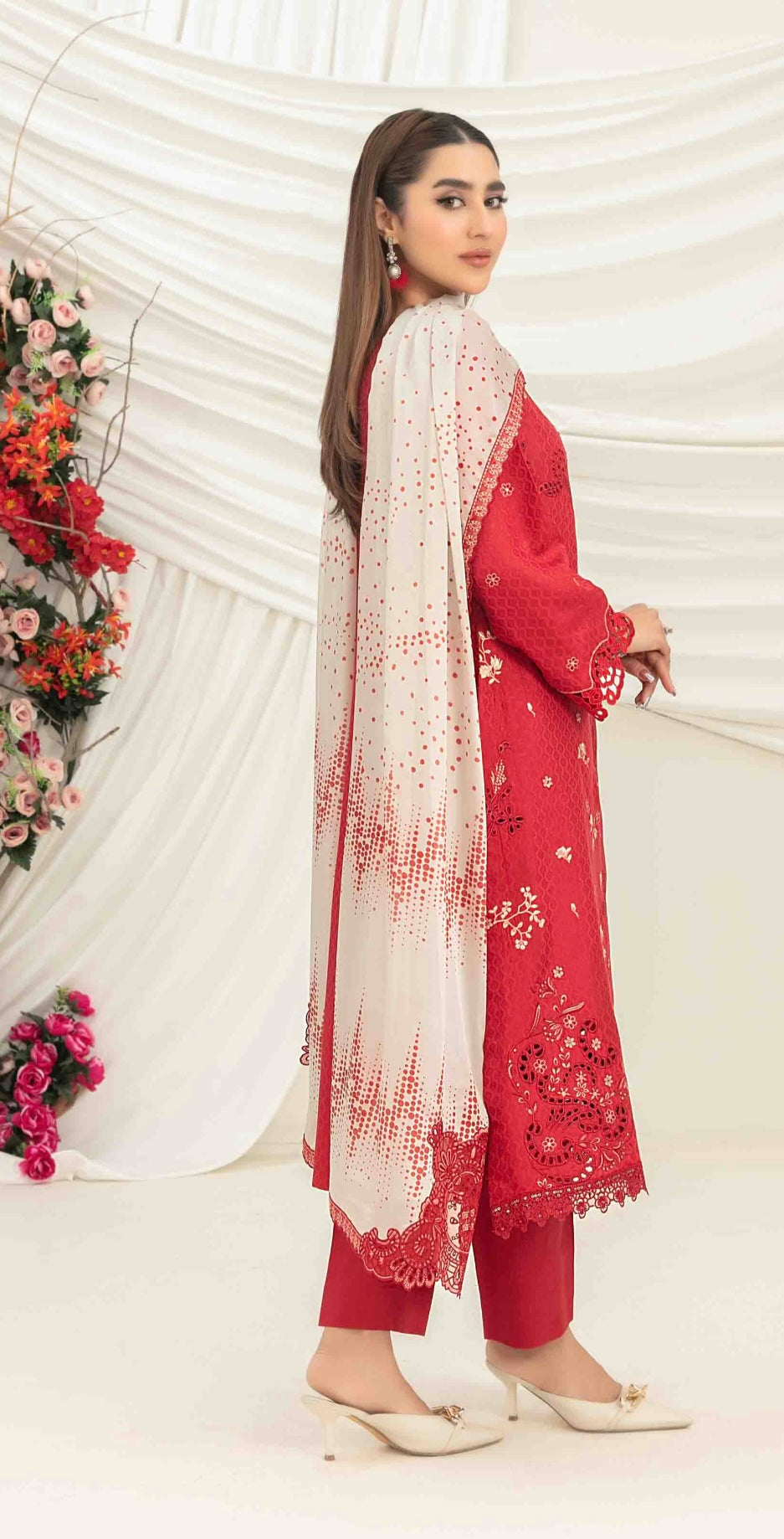 Luxury Embroidered Staple Suit 3pc