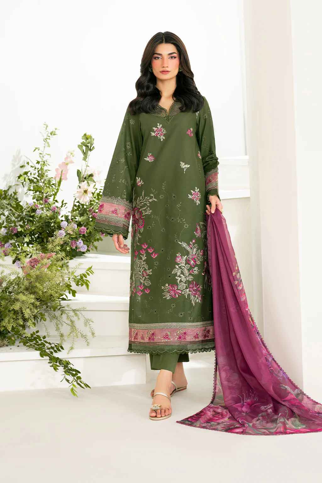Festive Lawn 3pc