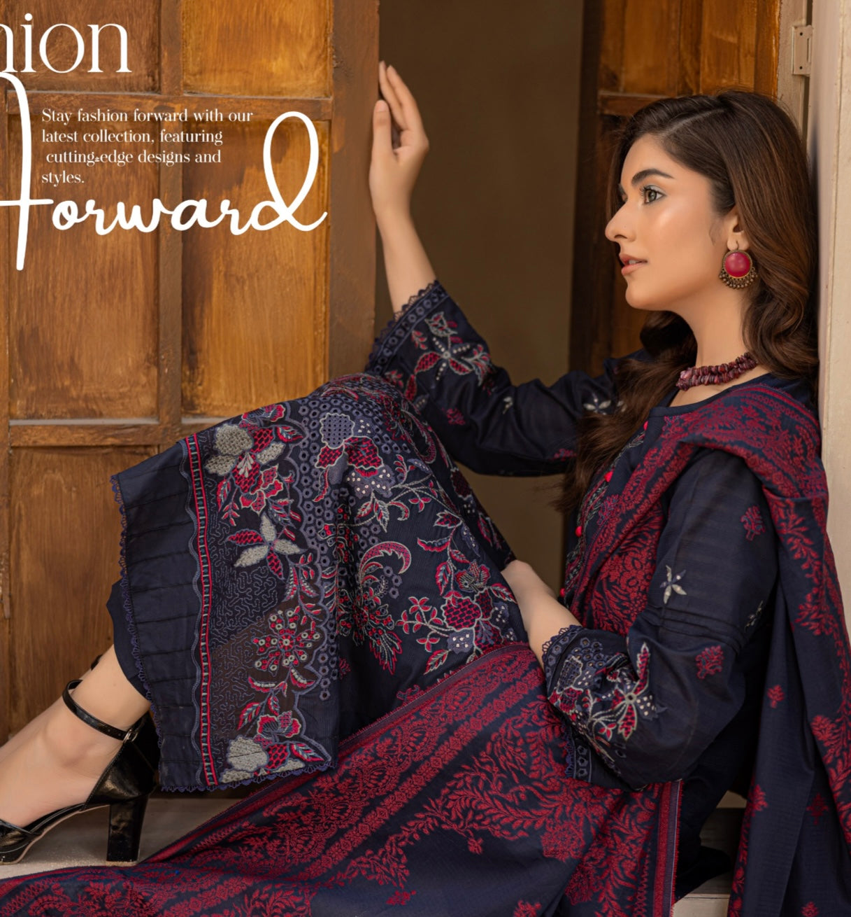Luxury Embroidered Lawn Suit
