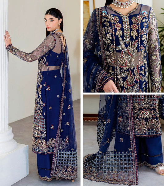 Hand-Embellished Suit 3pc