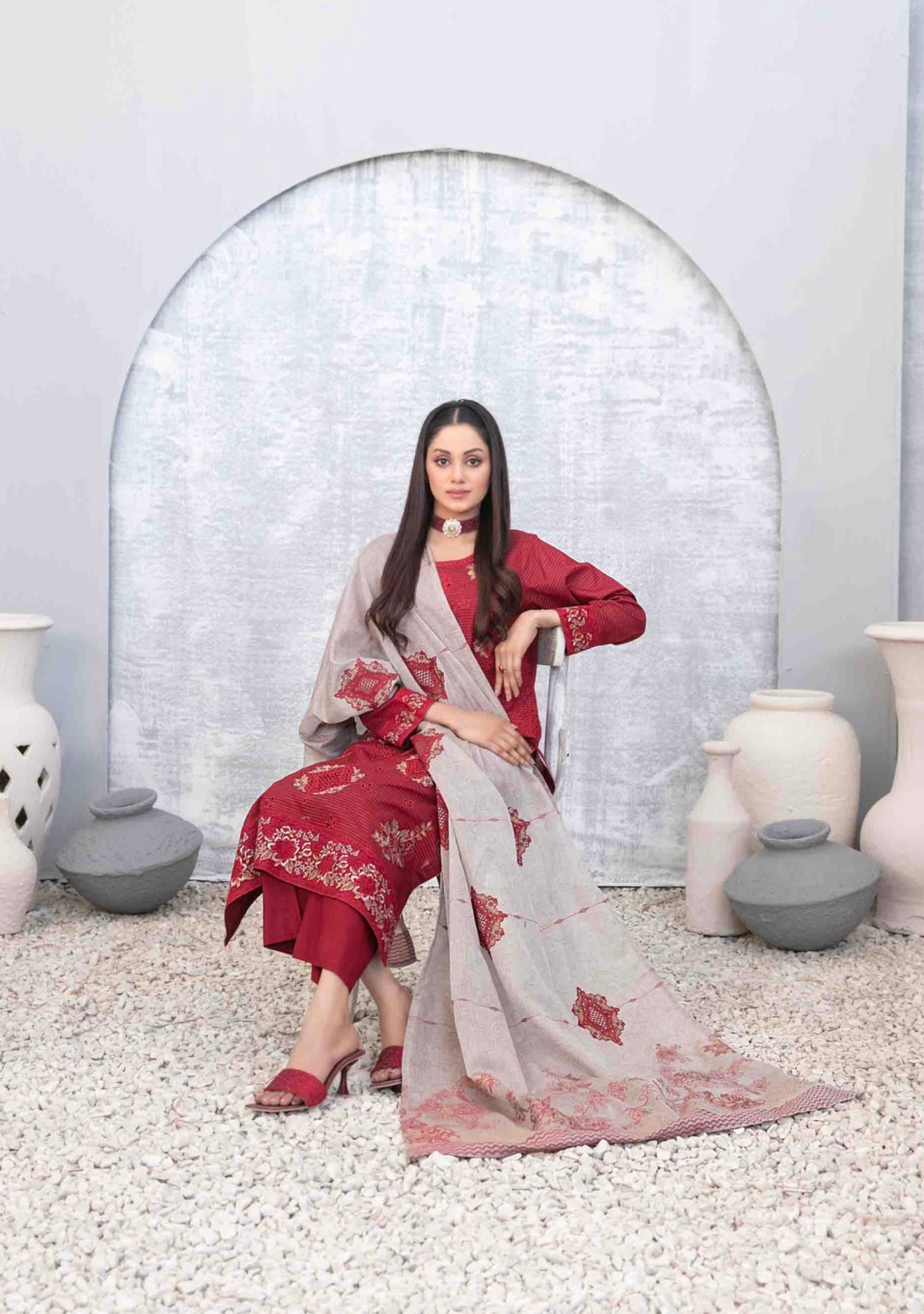 Festive Zarri Doria Lawn 3pc