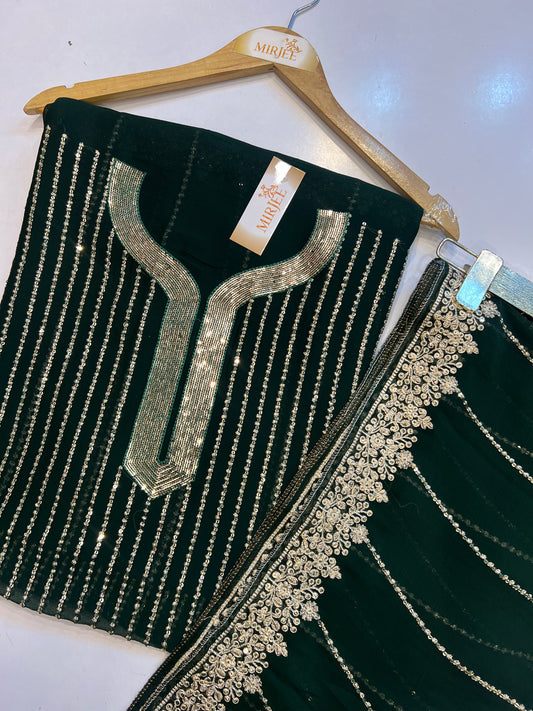 Bareeze Chiffion Suits 4pc