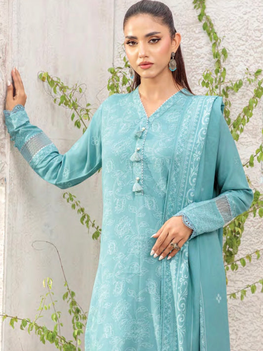 Printed Pashmina Suit 3pc