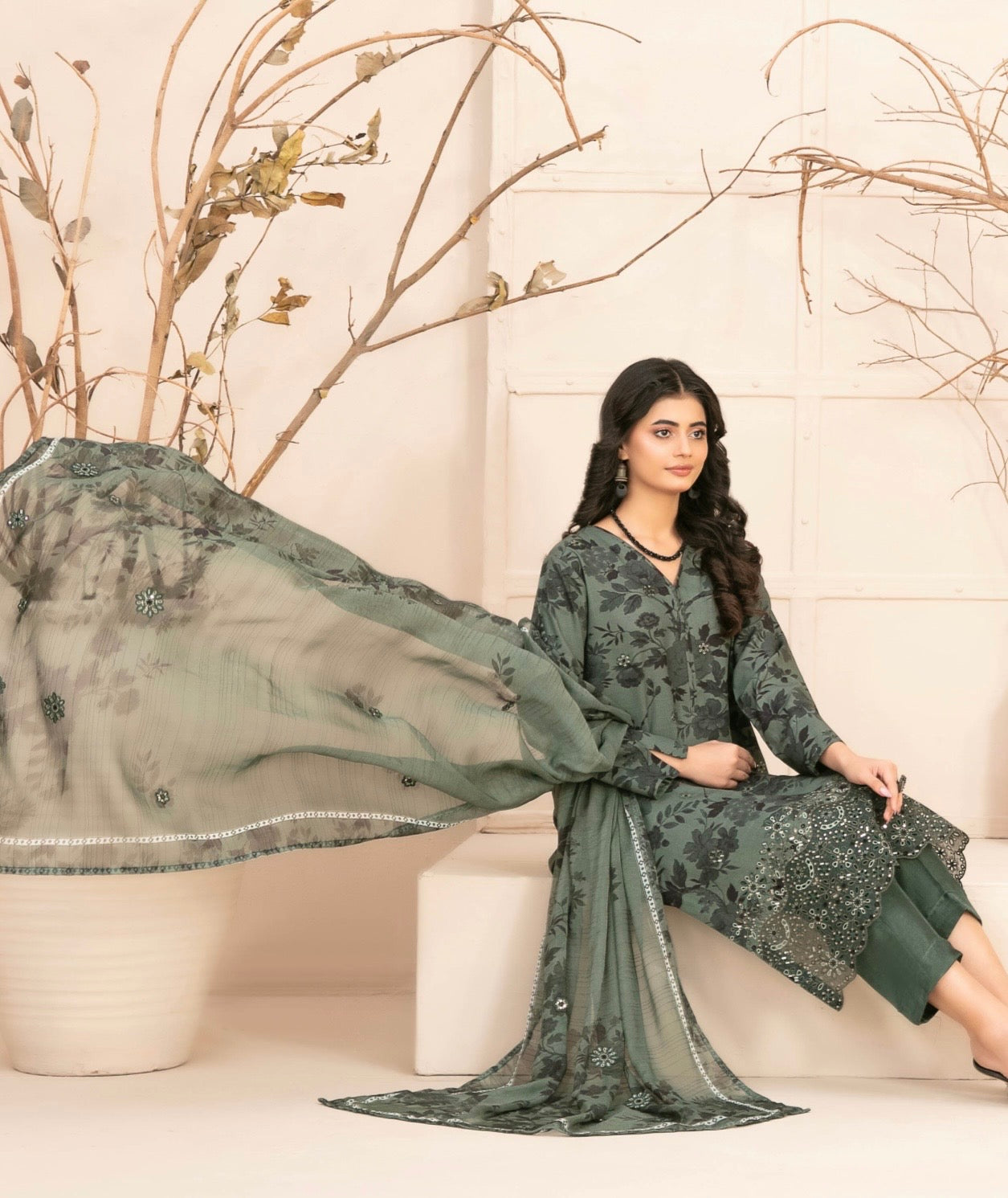 Premium Slub Linen Suit 3pc