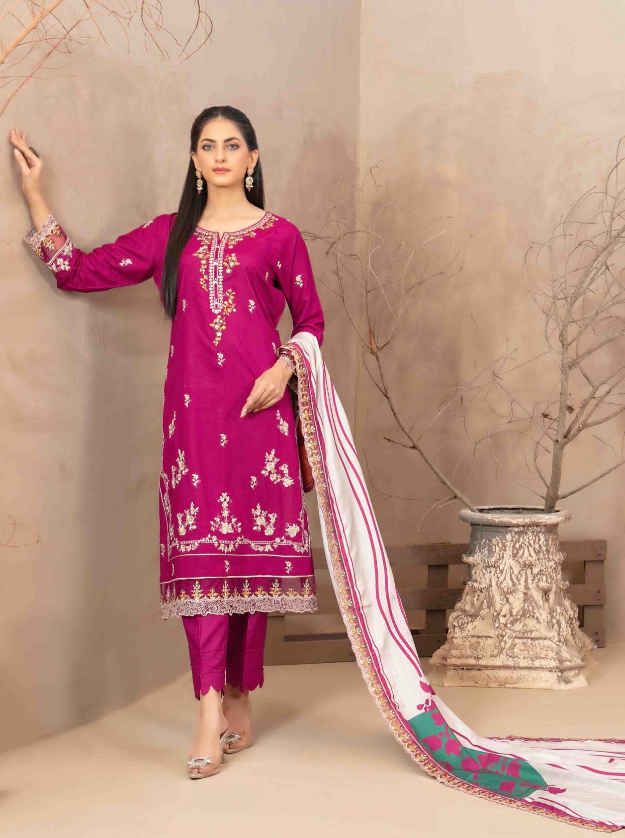 Semi-Stitched Staple Suit 3pc