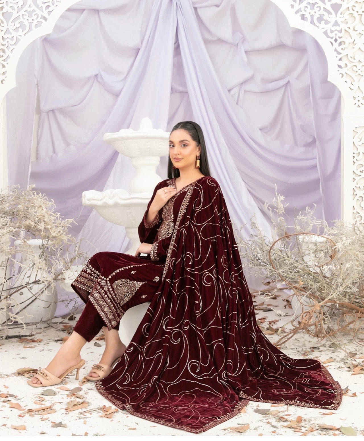 Luxury Velvet Suit 3pc