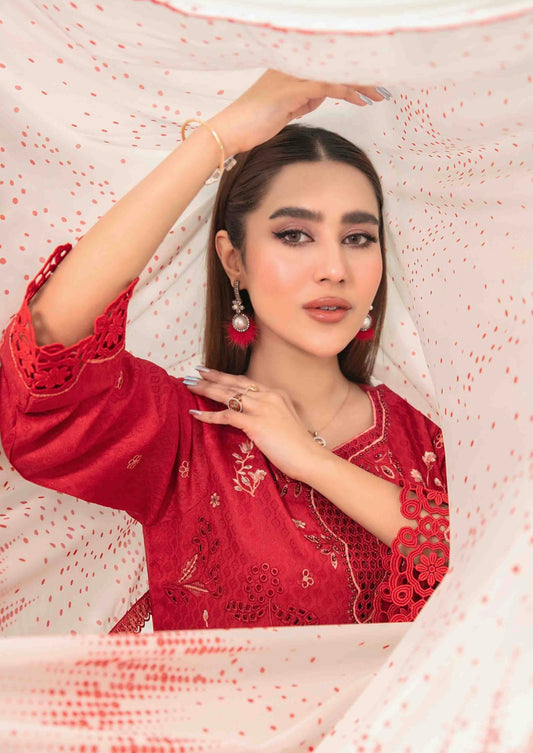 Luxury Embroidered Staple Suit 3pc