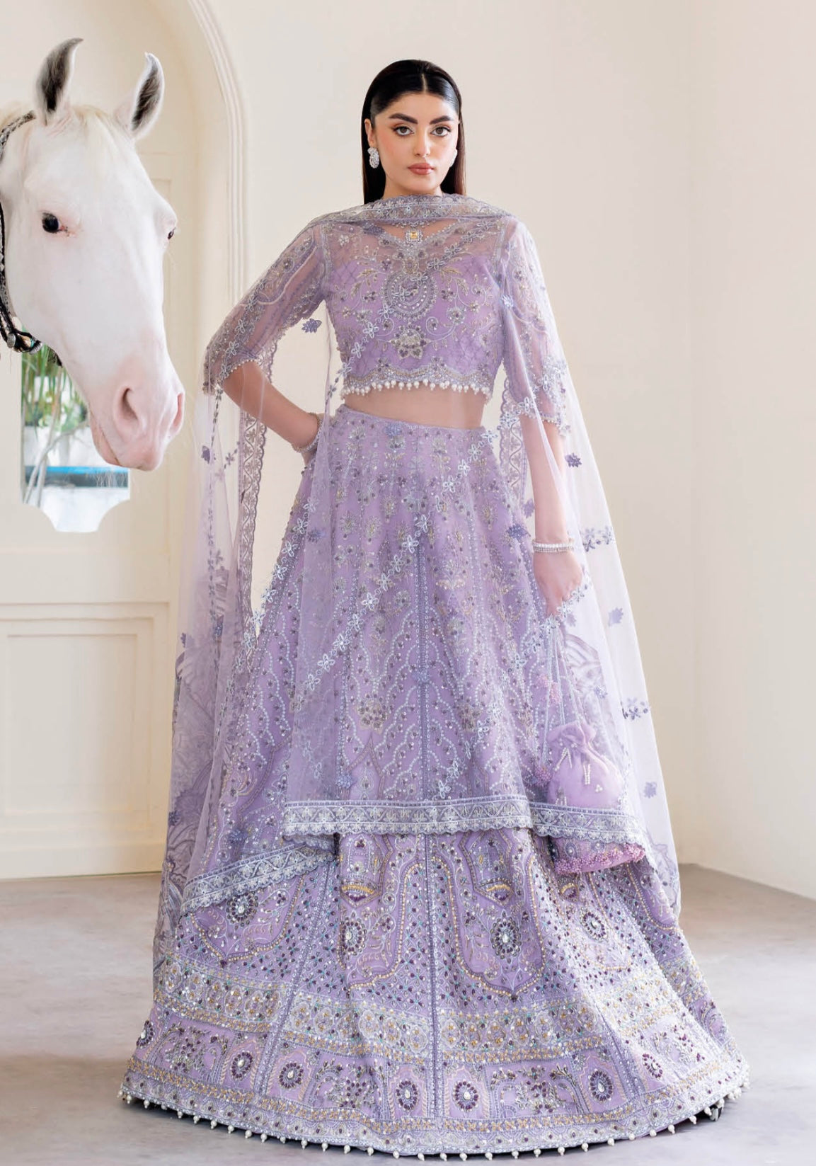Hand-Embellished Suit 3pc