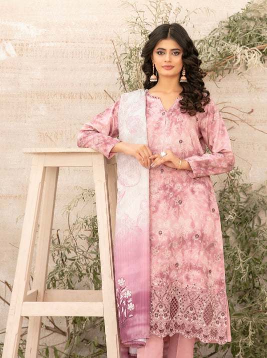 Luxury Zarri Chikankari Suit 3pc