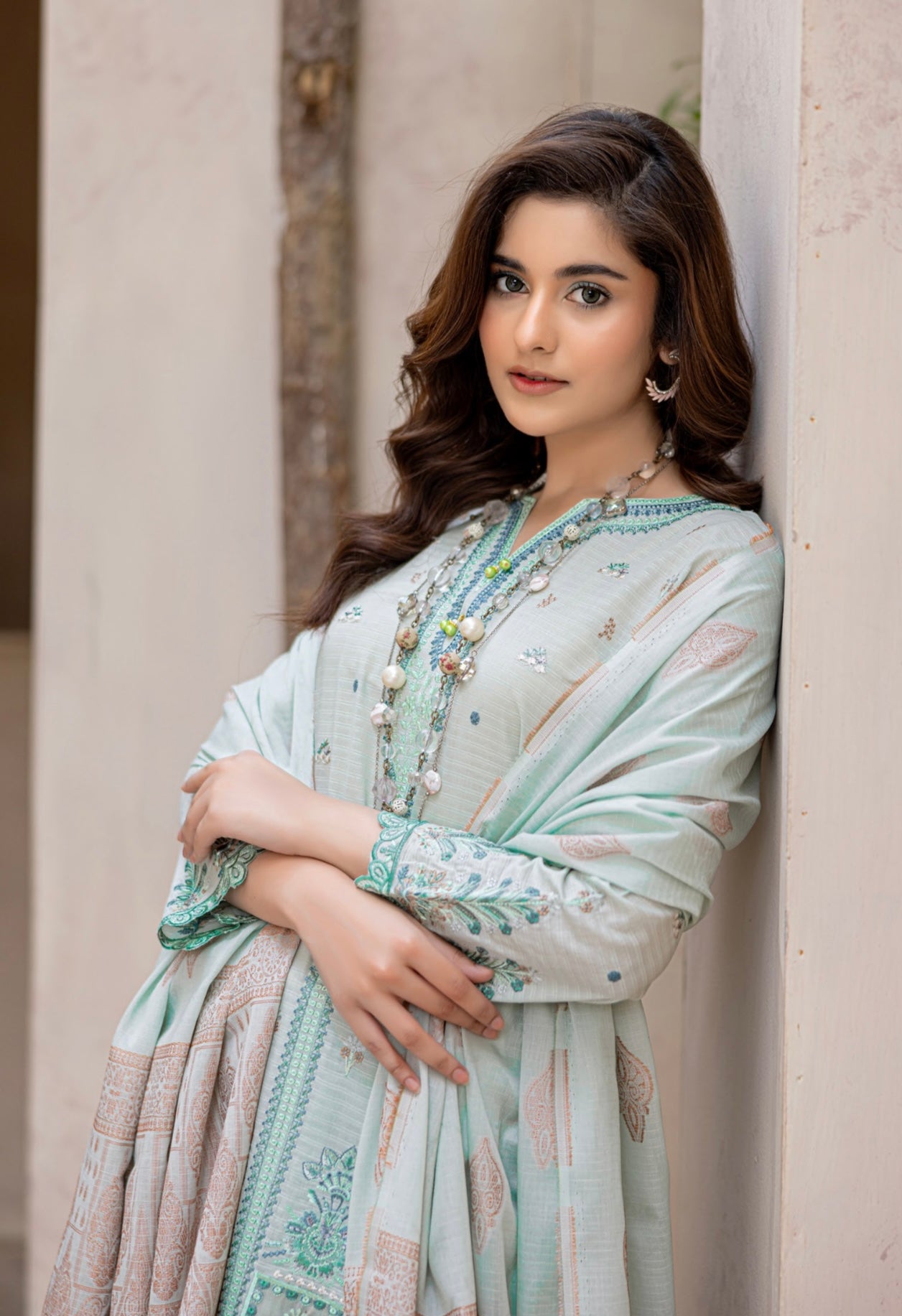 Luxury Embroidered Lawn Suit