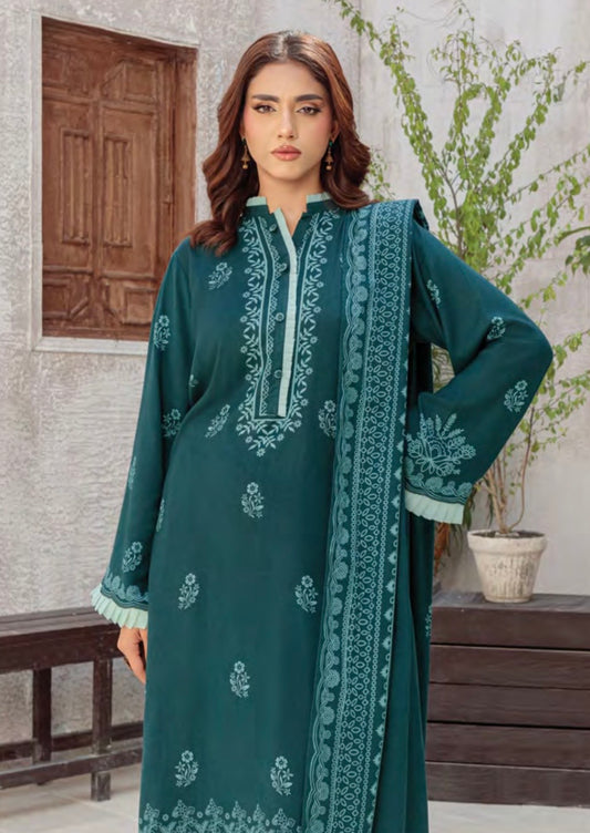 Printed Pashmina Suit 3pc