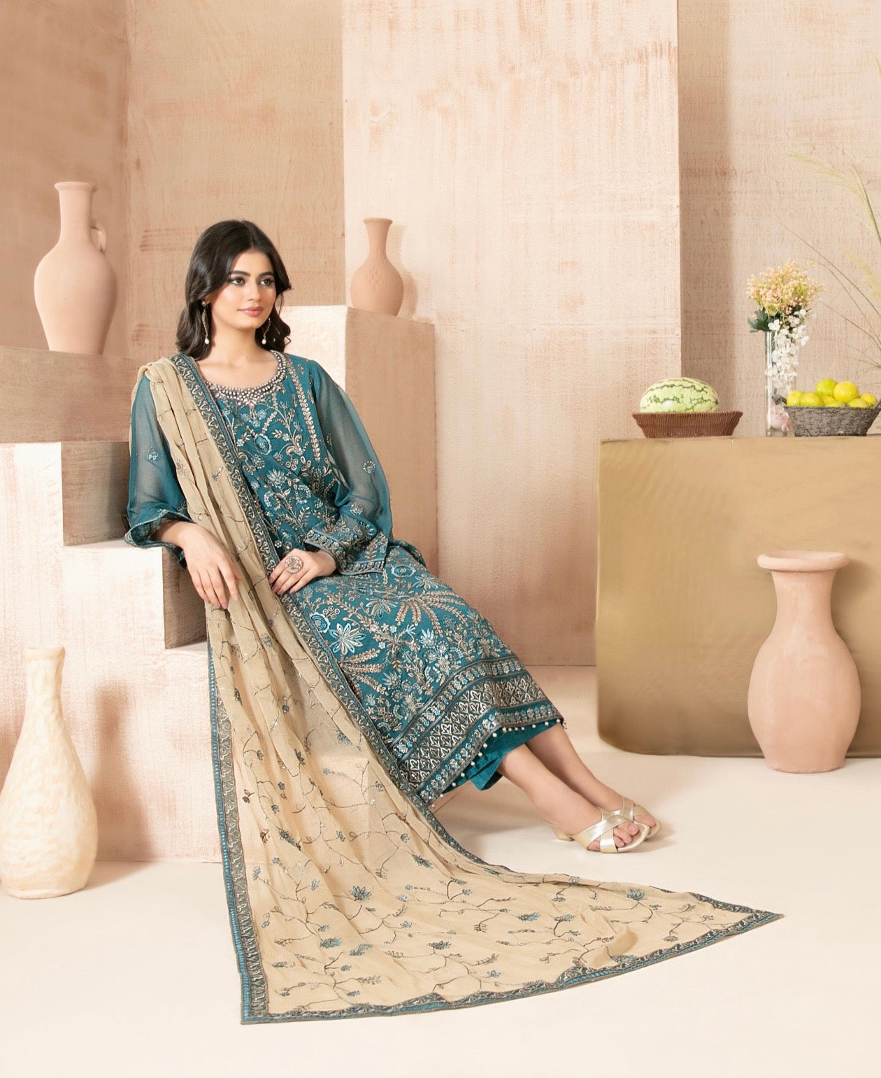 Luxury Chiffion Suit 3pc