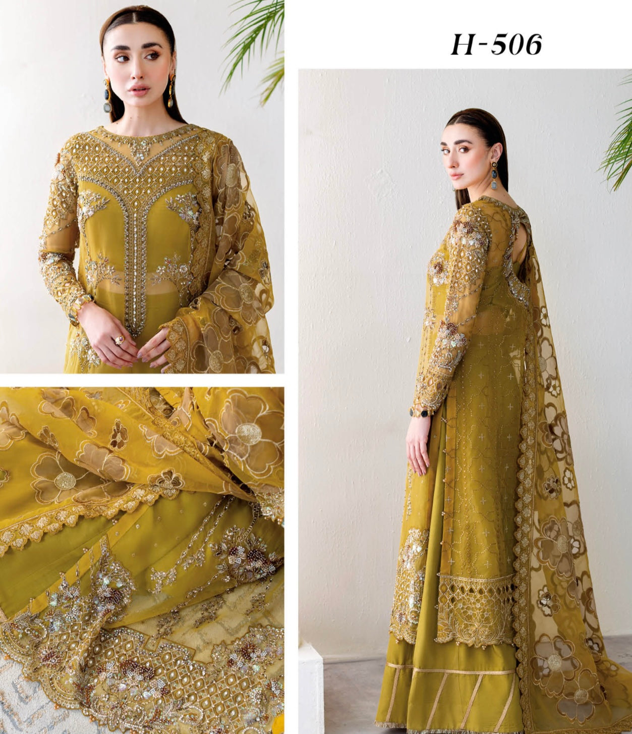 Hand-Embellished Suit 3pc