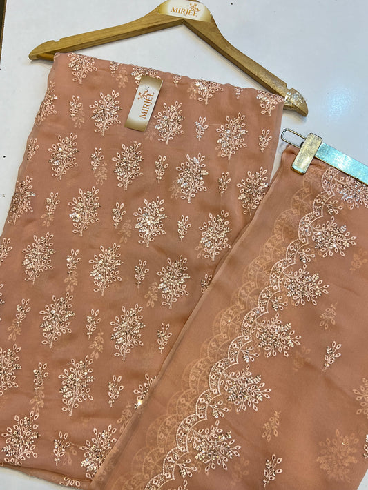 Bareeze Chiffion Suits 4pc