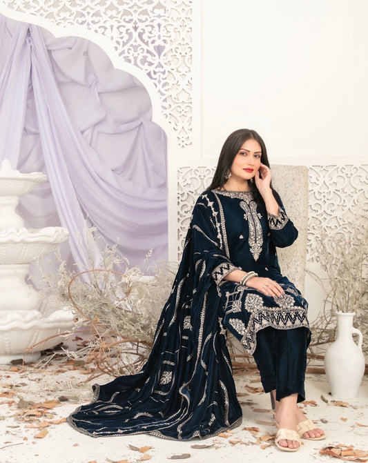 Luxury Velvet Suit 3pc