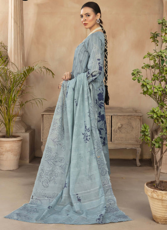Embroidered Lawn 3pc
