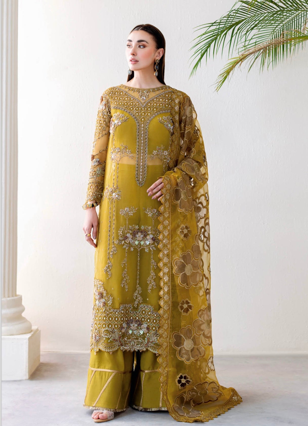 Hand-Embellished Suit 3pc