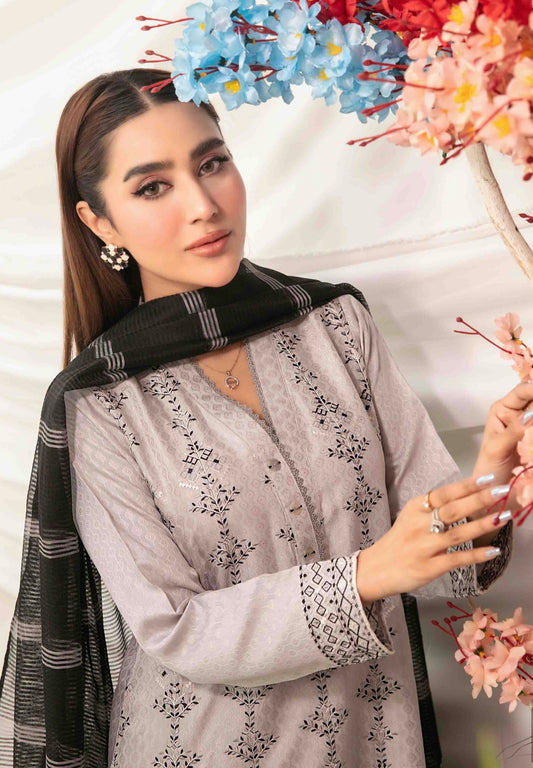 Luxury Embroidered Staple Suit 3pc