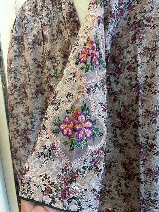 Embroidered Co-ord 2pc Suit