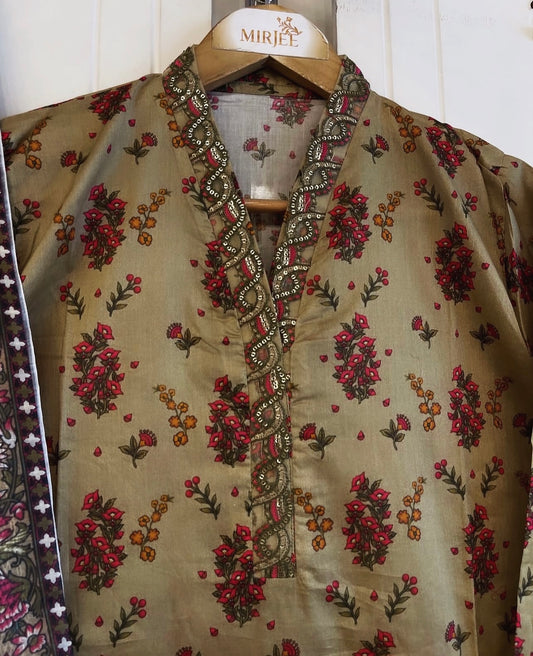 Luxury Printed Co-ords 3pc Suit