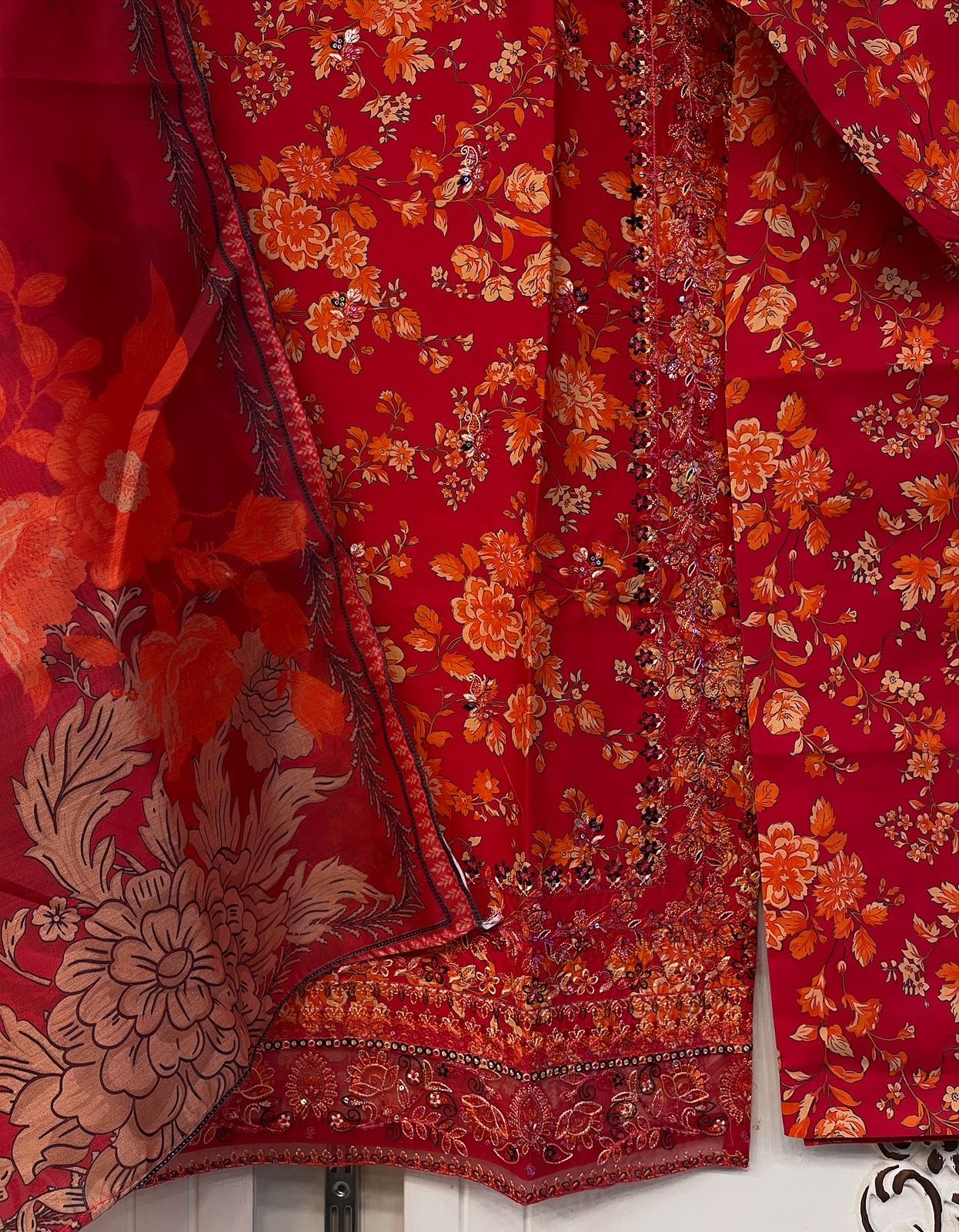 Luxury Embroidered 3pc Suit