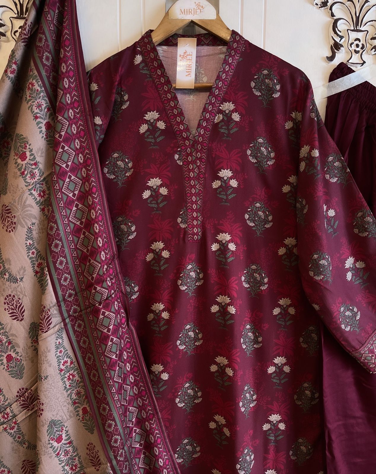 Printed Co-ords 3pc Suit