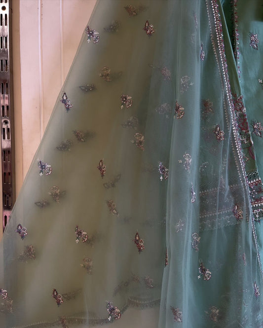 Luxury Pret Embroidered 3pc Suit