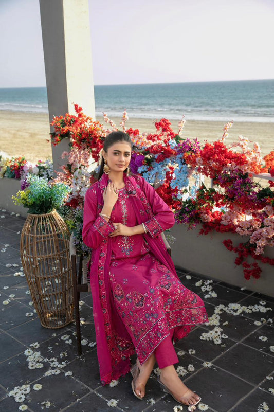 Luxury Embroidered Lawn Suit