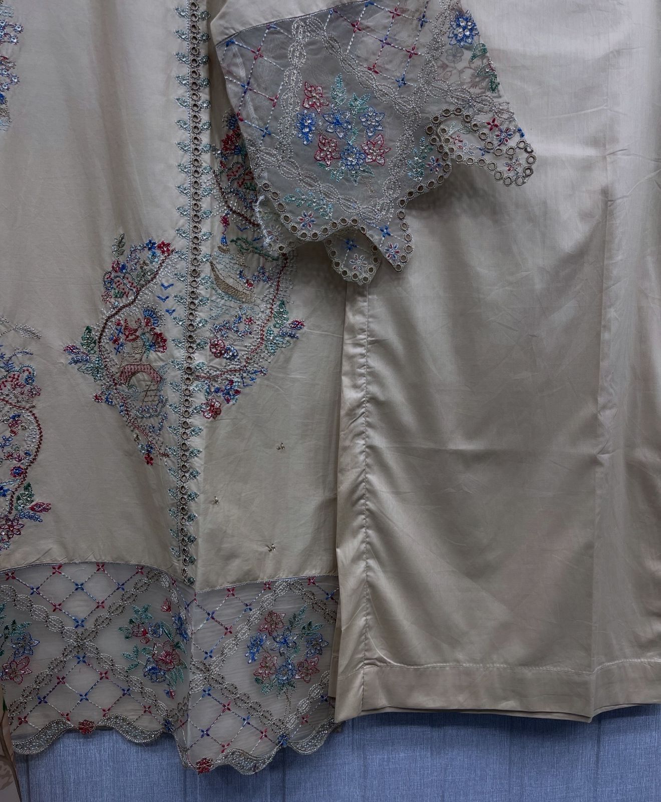 Luxury Embroidered Plazo Style 3Pc Suit