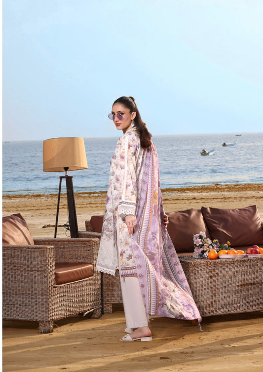 Embroidered Lawn 3Pc Suit