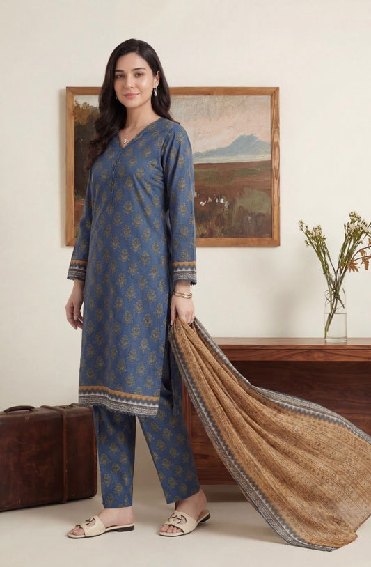Printed Lawn 3Pc Suit