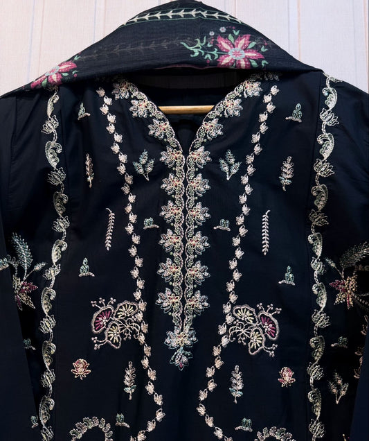 Luxury Embroidered 3Pc Suit