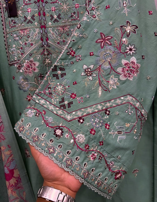 Luxury Embroidered 3Pc Suit