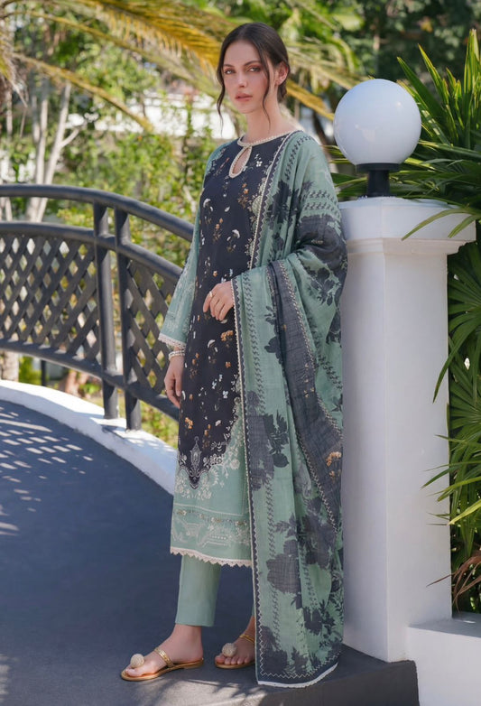 Luxury Printed Lawn 3Pc Suit