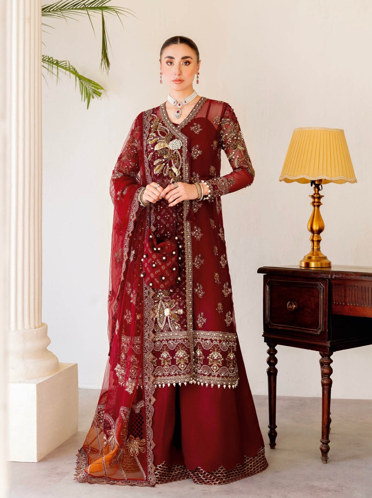 Hand-Embellished Suit 3pc