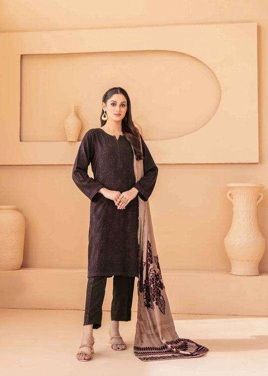 Premium Peach Leather Suit 3pc