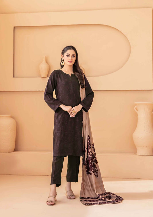 Peach Leather Suit 3pc