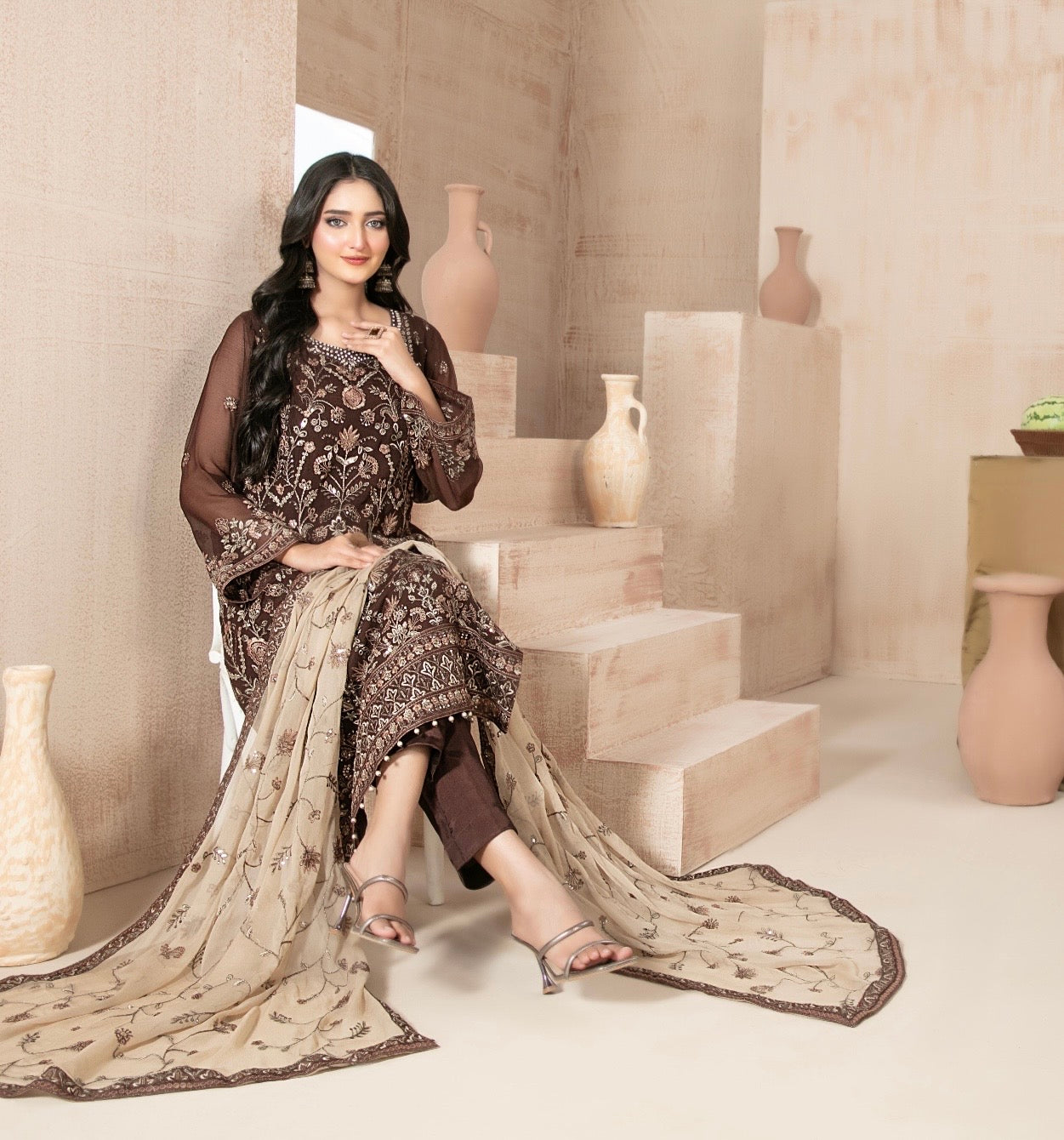 Luxury Chiffion Suit 3pc