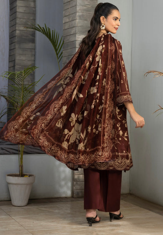 Embroidered Lawn 3pc