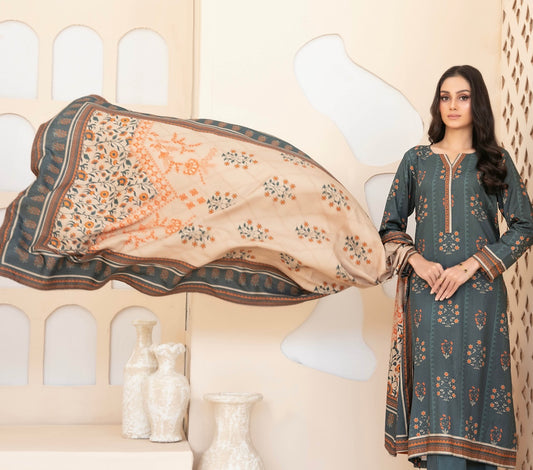 Printed Staple Suit 3pc