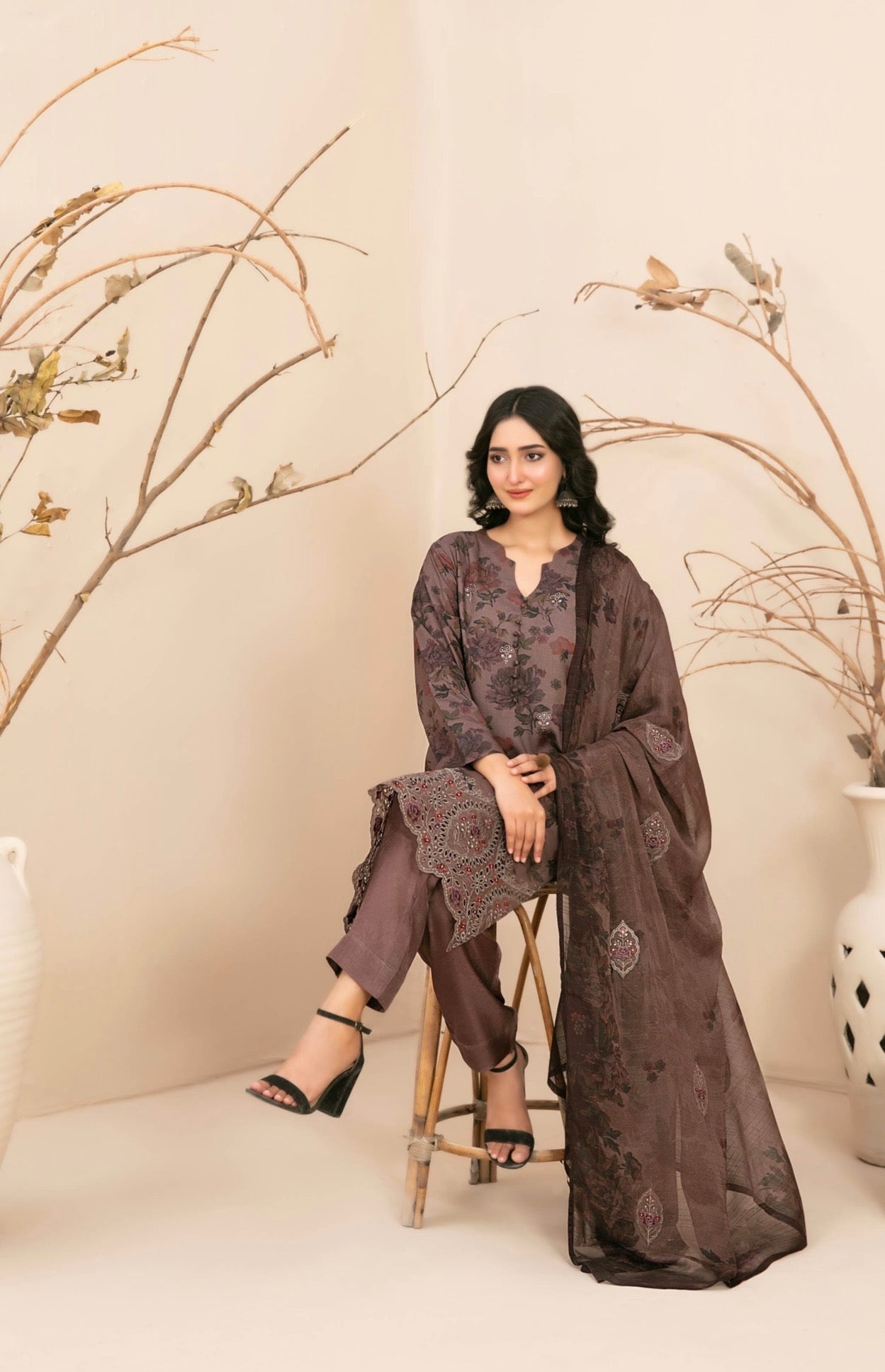 Premium Slub Linen Suit 3pc