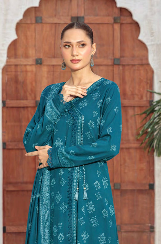 Printed Pashmina Suit 3pc