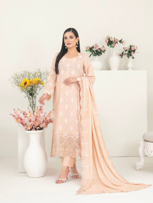 Embroidered Zarri Lawn Suit