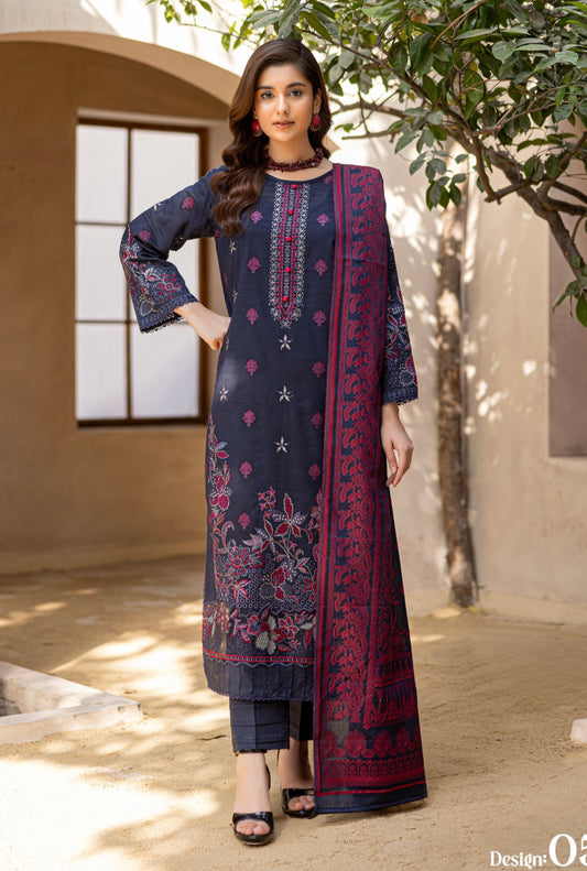 Luxury Embroidered Lawn Suit