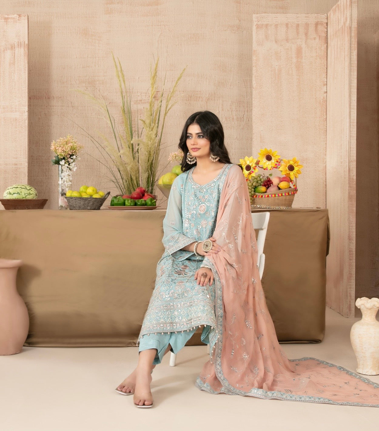 Luxury Chiffion Suit 3pc