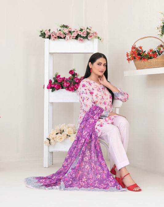 Printed Lawn 3pc