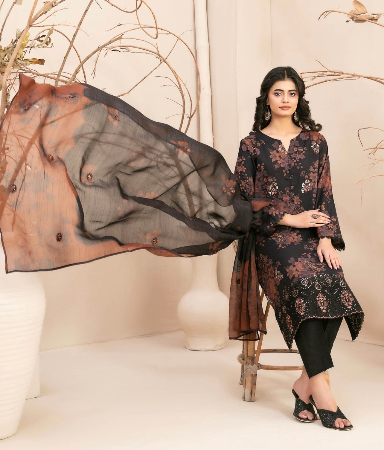 Premium Slub Linen Suit 3pc