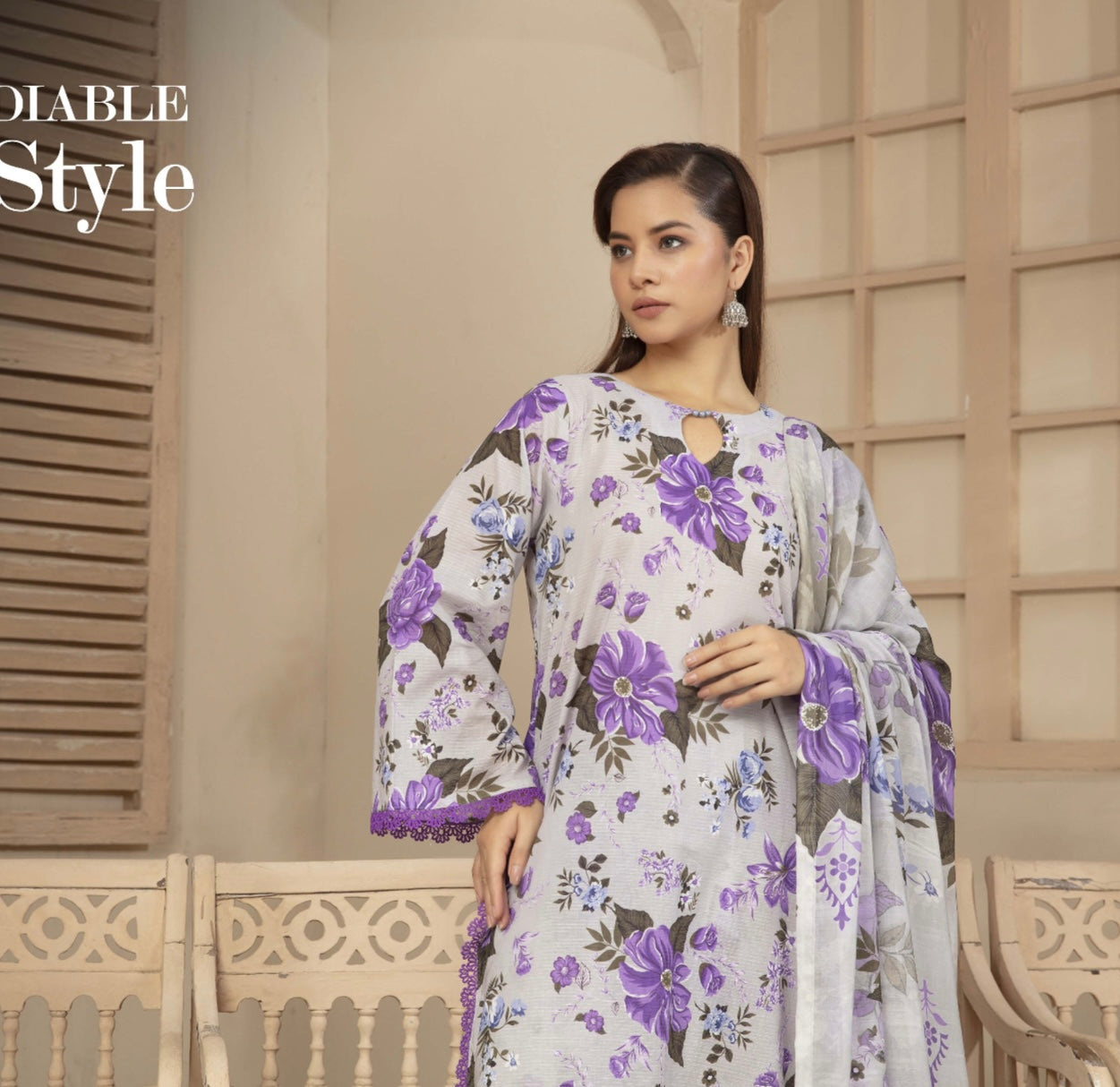 Bana Dora Lawn 3pc