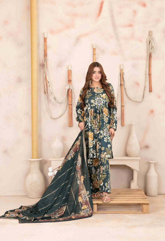 Printed Staple Suit 3pc